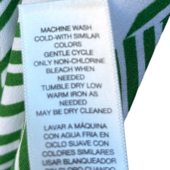 Chico’s Women’s S/M Tropical Palm Maxi Dress With Cascading Cropped Overlay - Picture 12 of 15